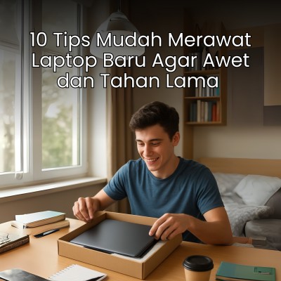 10 Tips Mudah Merawat Laptop Baru Agar Awet dan Tahan Lama 