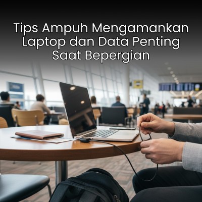 Tips Ampuh Mengamankan Laptop dan Data Penting Saat Bepergian