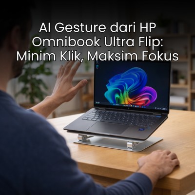 AI Gesture dari HP Omnibook Ultra Flip 14: Minim Klik, Maksim Fokus