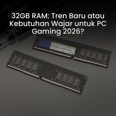 32GB RAM: Tren Baru atau Kebutuhan Wajar untuk PC Gaming 2026?