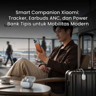 Smart Companion Xiaomi: Tracker, Earbuds ANC, dan Power Bank Tipis untuk Mobilitas Modern
