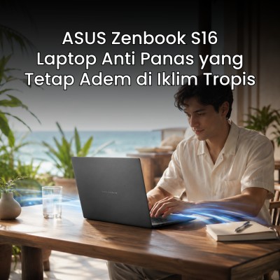 ASUS Zenbook S16: Laptop Anti Panas yang Tetap Adem di Iklim Tropis