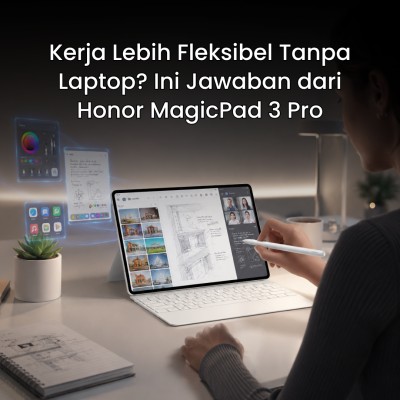 Kerja Lebih Fleksibel Tanpa Laptop? Ini Jawaban dari Honor MagicPad 3 Pro