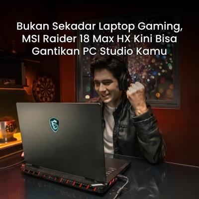 MSI Raider 16 Max HX B2W Sudah Rilis, Laptop Gaming Yang Semakin Mirip Workstation AI