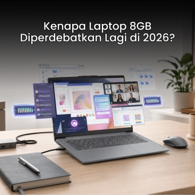 Kenapa Laptop 8GB Diperdebatkan Lagi di 2026?