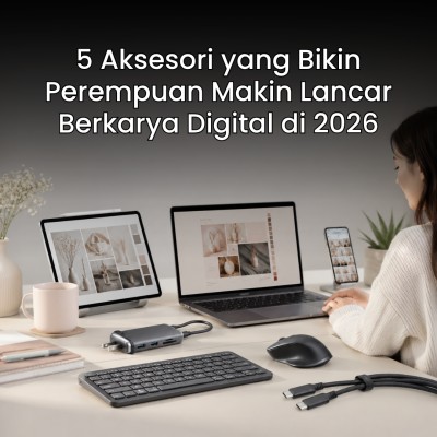 5 Aksesori yang Bikin Perempuan Makin Lancar Berkarya Digital di 2026