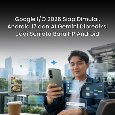 Google I/O 2026 Siap Dimulai, Android 17 dan AI Gemini Diprediksi Jadi Senjata Baru HP Android