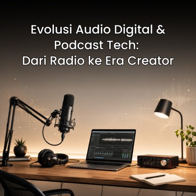 Evolusi Audio Digital & Podcast Tech: Dari Radio ke Era Creator