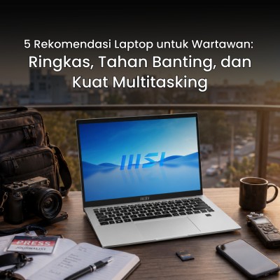 5 Rekomendasi Laptop untuk Wartawan: Ringkas, Tahan Banting, dan Kuat Multitasking