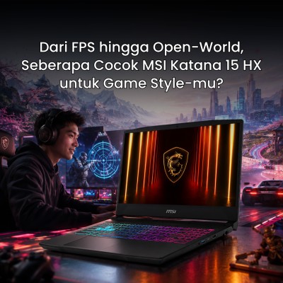 Dari FPS hingga Open-World, Seberapa Cocok MSI Katana 15 HX untuk Game Style-mu?