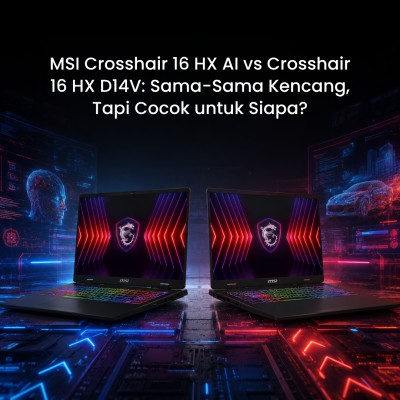 MSI Crosshair 16 HX AI vs Crosshair 16 HX D14V: Sama-Sama Kencang, Tapi Cocok untuk Siapa?