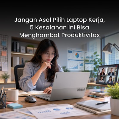 Jangan Asal Pilih Laptop Kerja, 5 Kesalahan Ini Bisa Menghambat Produktivitas