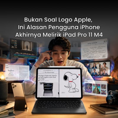Bukan Soal Logo Apple, Ini Alasan Pengguna iPhone Akhirnya Melirik iPad Pro 11 M4