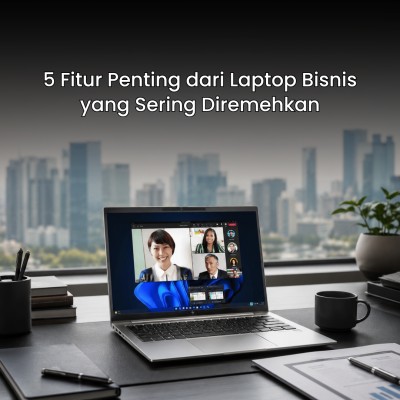 5 Fitur Penting dari Laptop Bisnis yang Sering Diremehkan
