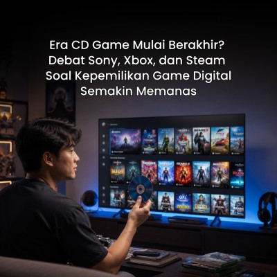 Era CD Game Mulai Berakhir? Debat Sony, Xbox, dan Steam Soal Kepemilikan Game Digital Semakin Memanas