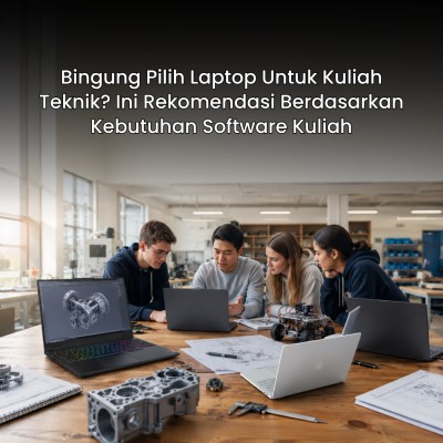 Bingung Pilih Laptop Teknik? Ini Rekomendasi Berdasarkan Kebutuhan Software Kuliah