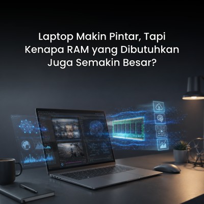 Laptop Makin Pintar, Tapi Kenapa RAM yang Dibutuhkan Juga Semakin Besar?