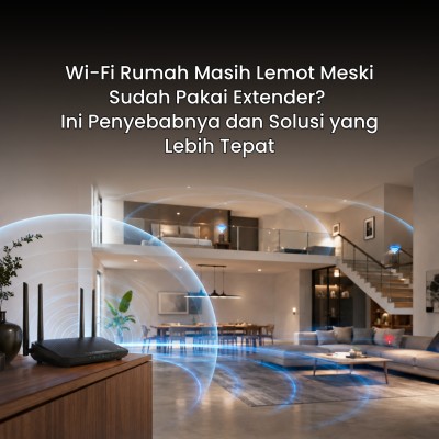 Wi-Fi Rumah Masih Lemot Meski Sudah Pakai Extender? Ini Penyebabnya dan Solusi yang Lebih Tepat