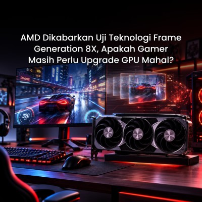 AMD Dikabarkan Uji Teknologi Frame Generation 8X, Apakah Gamer Masih Perlu Upgrade GPU Mahal?