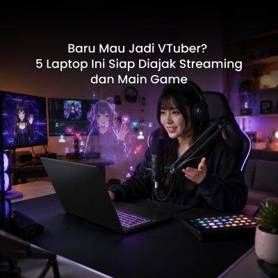 Baru Mau Jadi VTuber? 5 Laptop Ini Siap Diajak Streaming dan Main Game