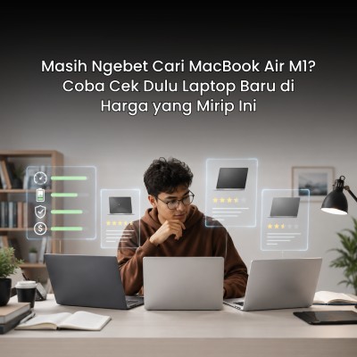 Masih Ngebet Cari MacBook Air M1? Coba Cek Dulu Laptop Baru di Harga yang Mirip Ini