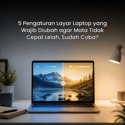 5 Pengaturan Layar Laptop yang Wajib Diubah agar Mata Tidak Cepat Lelah, Sudah Coba?