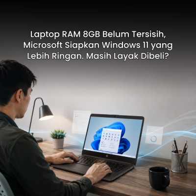 Laptop RAM 8GB Belum Tersisih, Microsoft Siapkan Windows 11 yang Lebih Ringan. Masih Layak Dibeli?