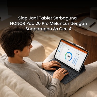 Siap Jadi Tablet Serbaguna, HONOR Pad 20 Pro Meluncur dengan Snapdragon 8s Gen 4