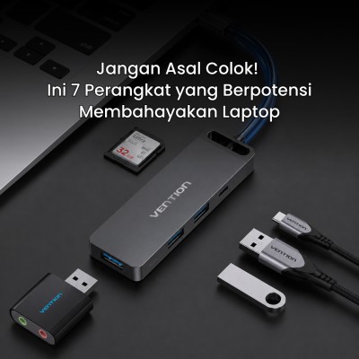 Jangan Asal Colok! Ini 7 Perangkat yang Berpotensi Membahayakan Laptop