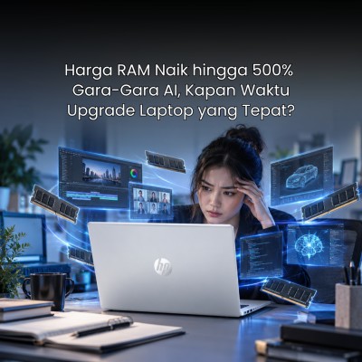 Harga RAM Naik hingga 500% Gara-Gara AI, Kapan Waktu Upgrade Laptop yang Tepat?