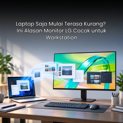 Laptop Saja Mulai Terasa Kurang? Ini Alasan Monitor LG Cocok untuk Workstation
