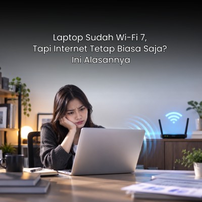 Laptop Sudah Wi-Fi 7, Tapi Internet Tetap Biasa Saja? Ini Alasannya