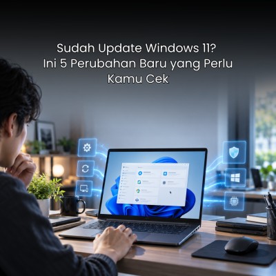 Sudah Update Windows 11? Ini 5 Perubahan Baru yang Perlu Kamu Cek