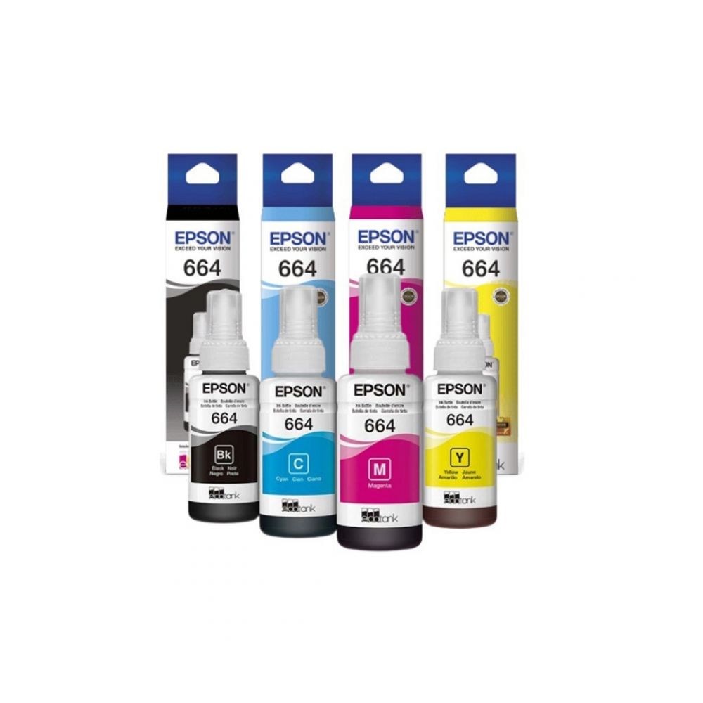Tinta Epson 664 (L220, L360, L565, L1300) Cyan 