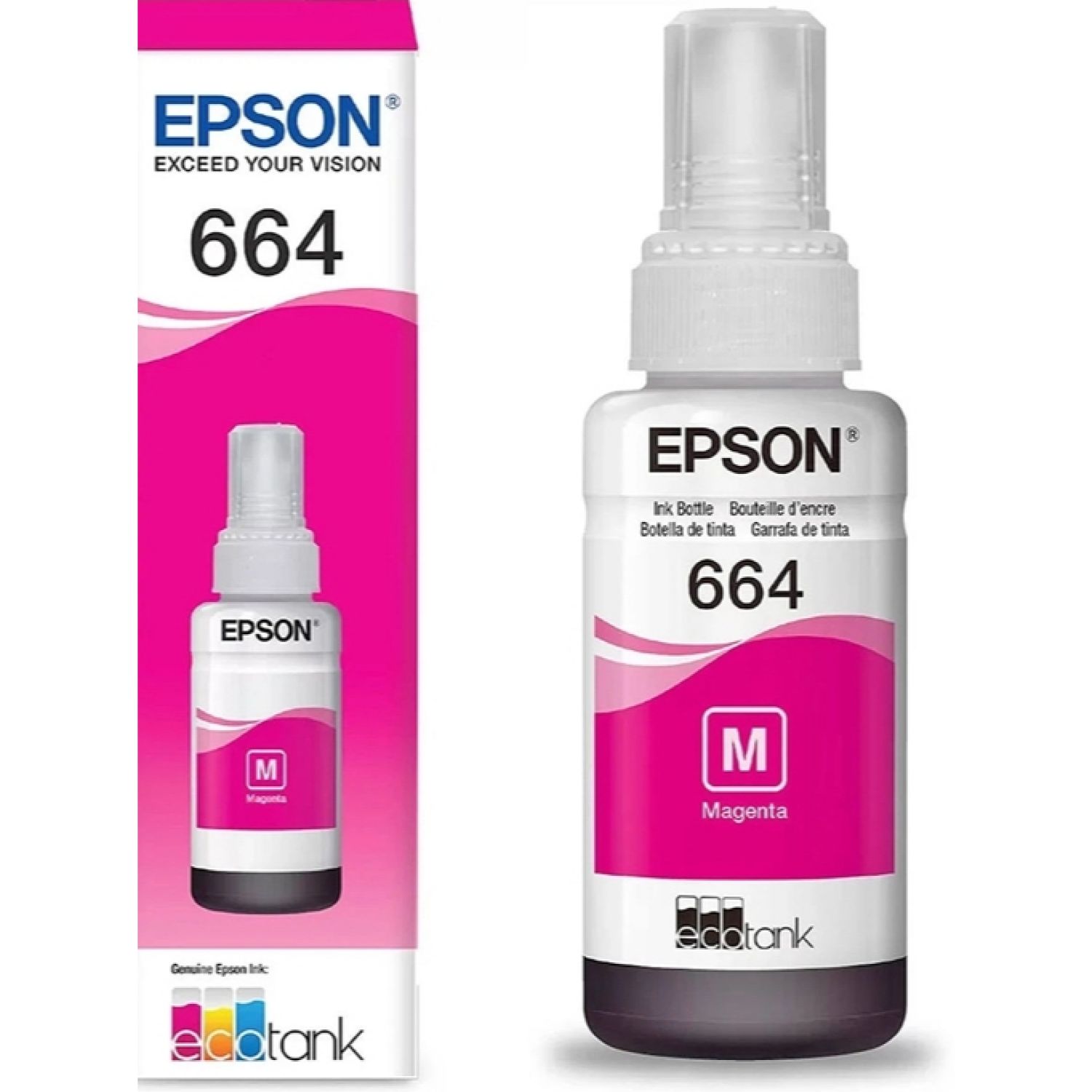 Tinta Epson 664 Magenta T6643