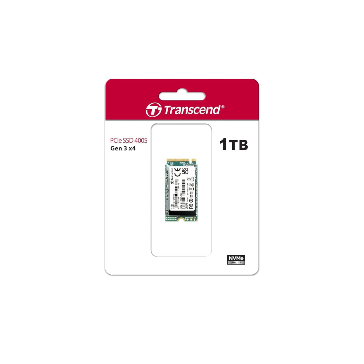 Transcend SSD MTE400S 1TB M.2 2242 NVMe