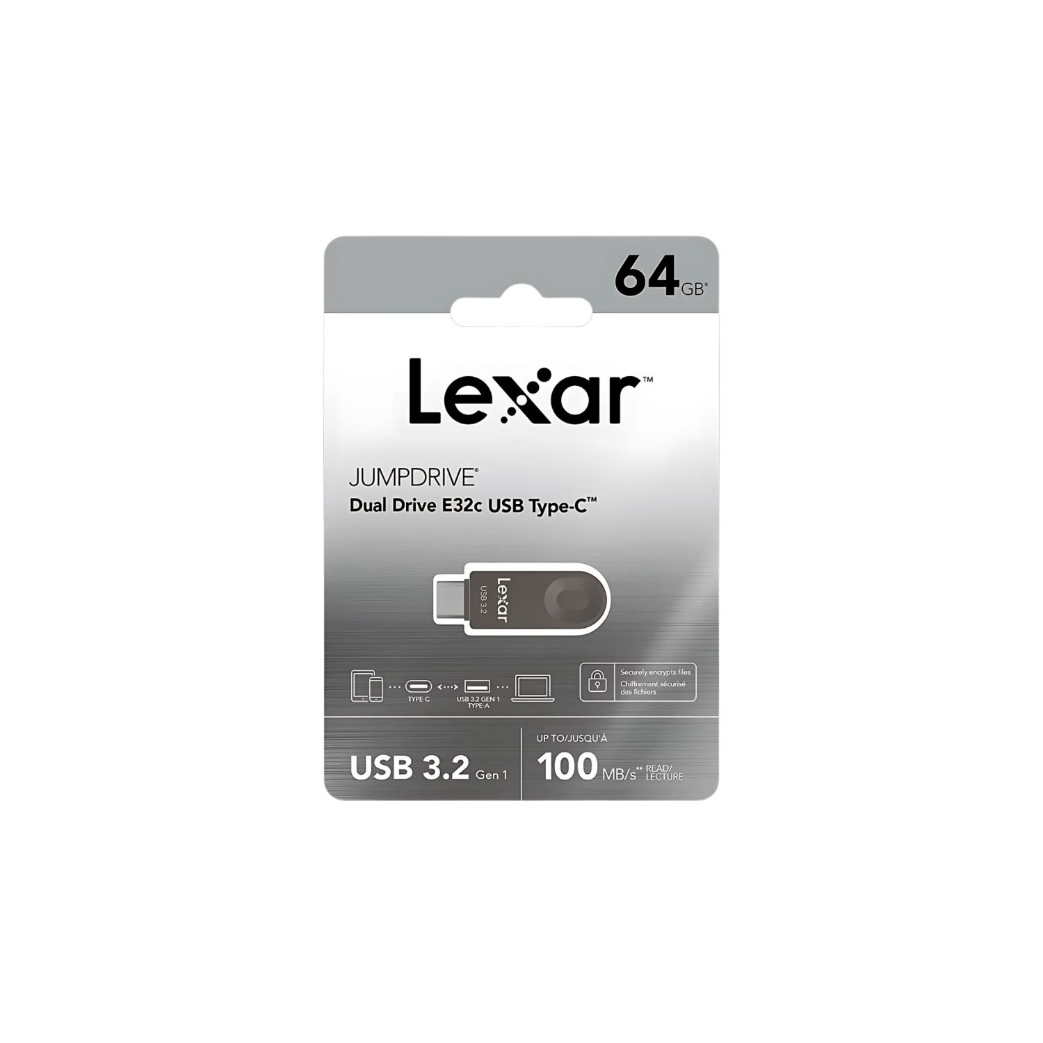 Lexar Jumpdrive Dual Drive E32c 64Gb