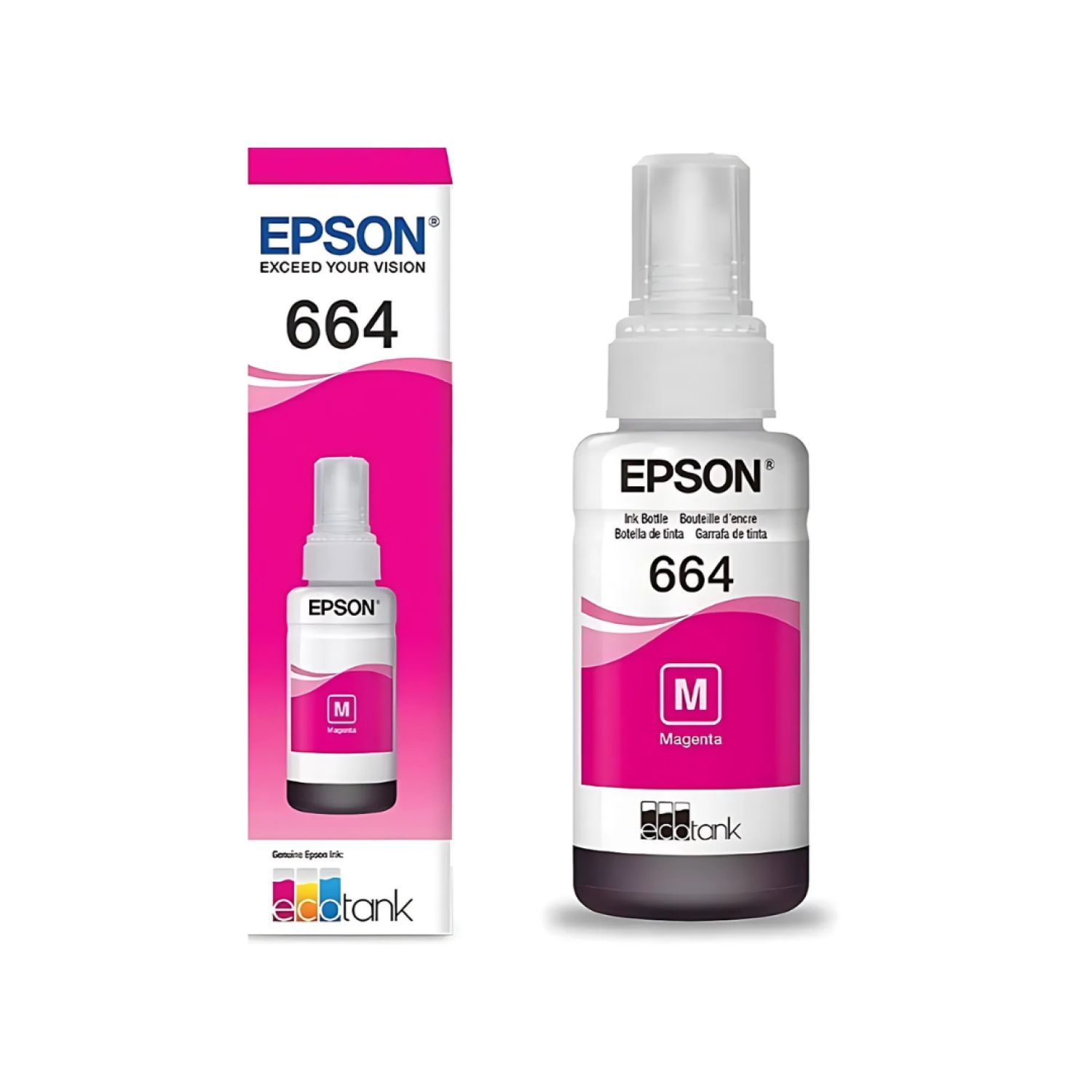 Tinta Epson 664 Magenta T6643