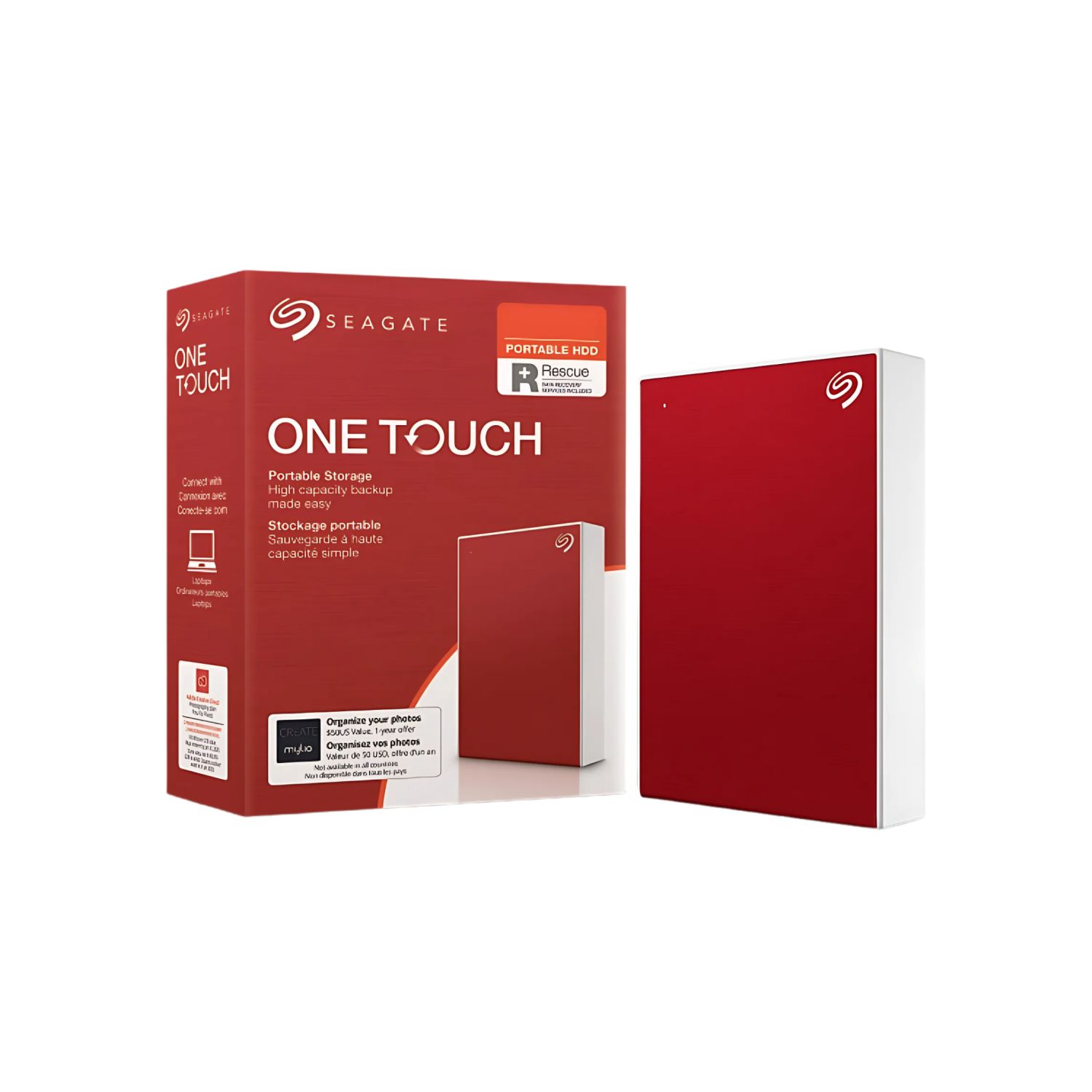 Seagate One Touch HDD 4TB Red