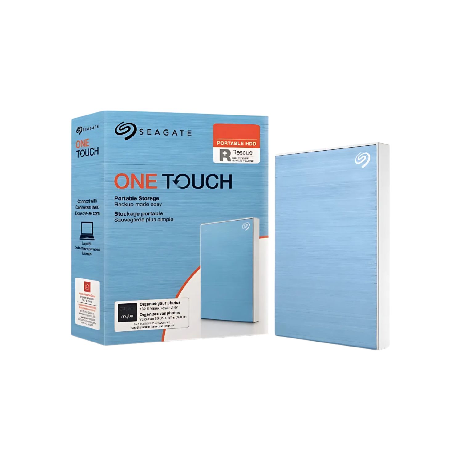 Seagate One Touch HDD 4TB Blue