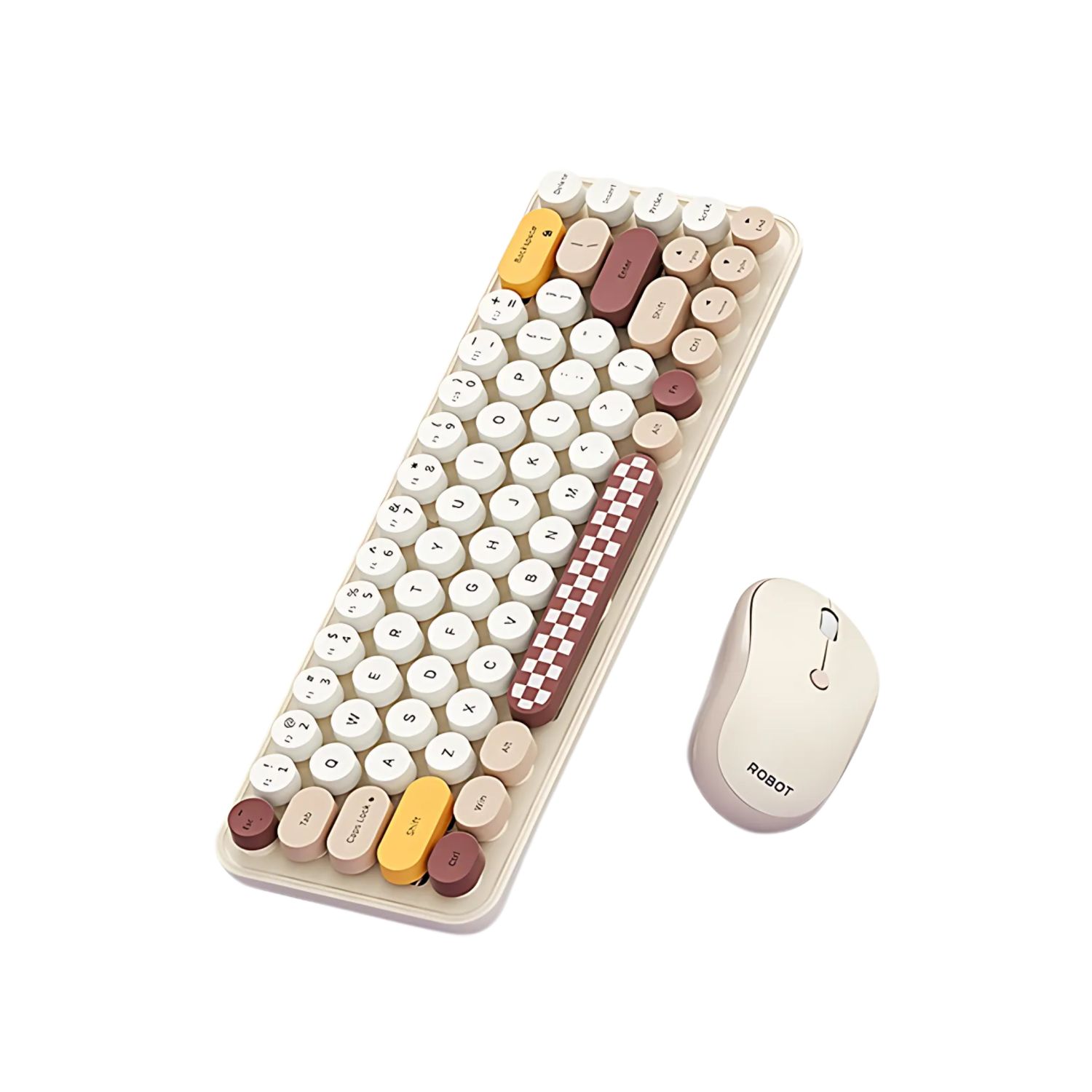 Robot Wireless Keyboard Mouse 3600