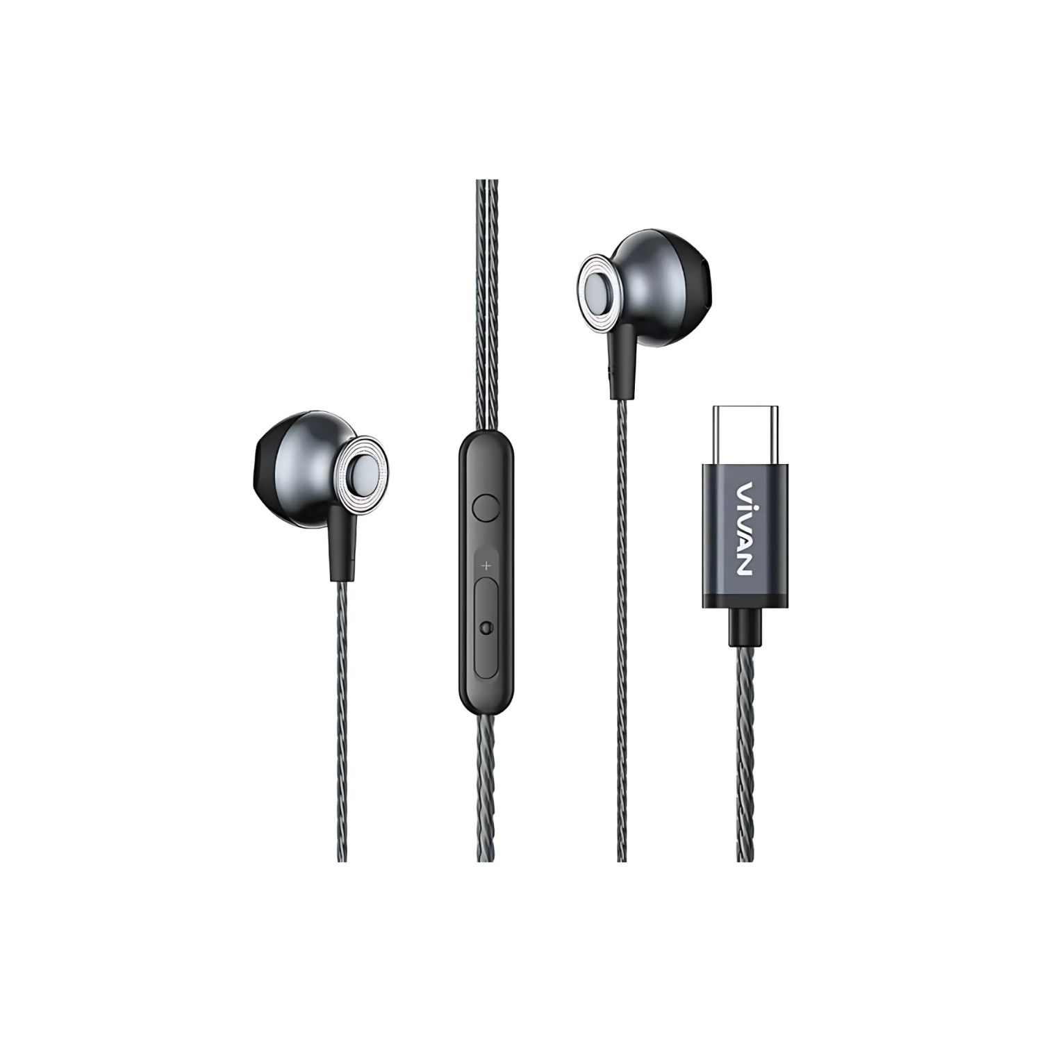 Vivan Earphone Q16 Space Grey