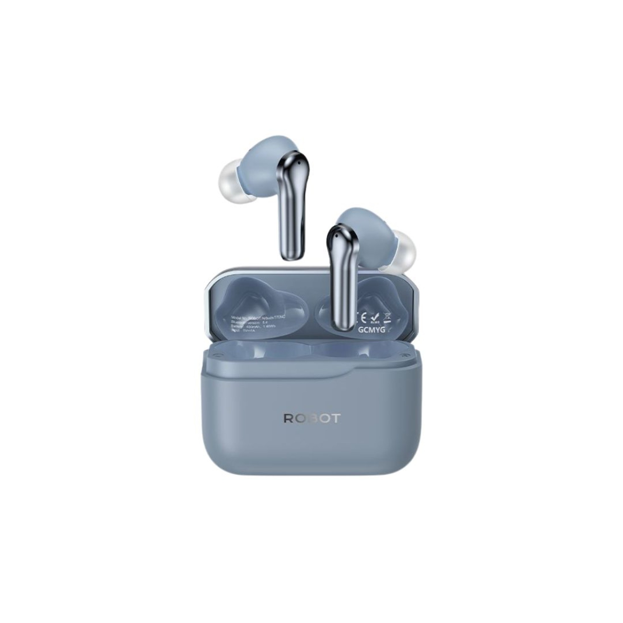 ROBOT TWS Noice Cancelation T70NC Grey 