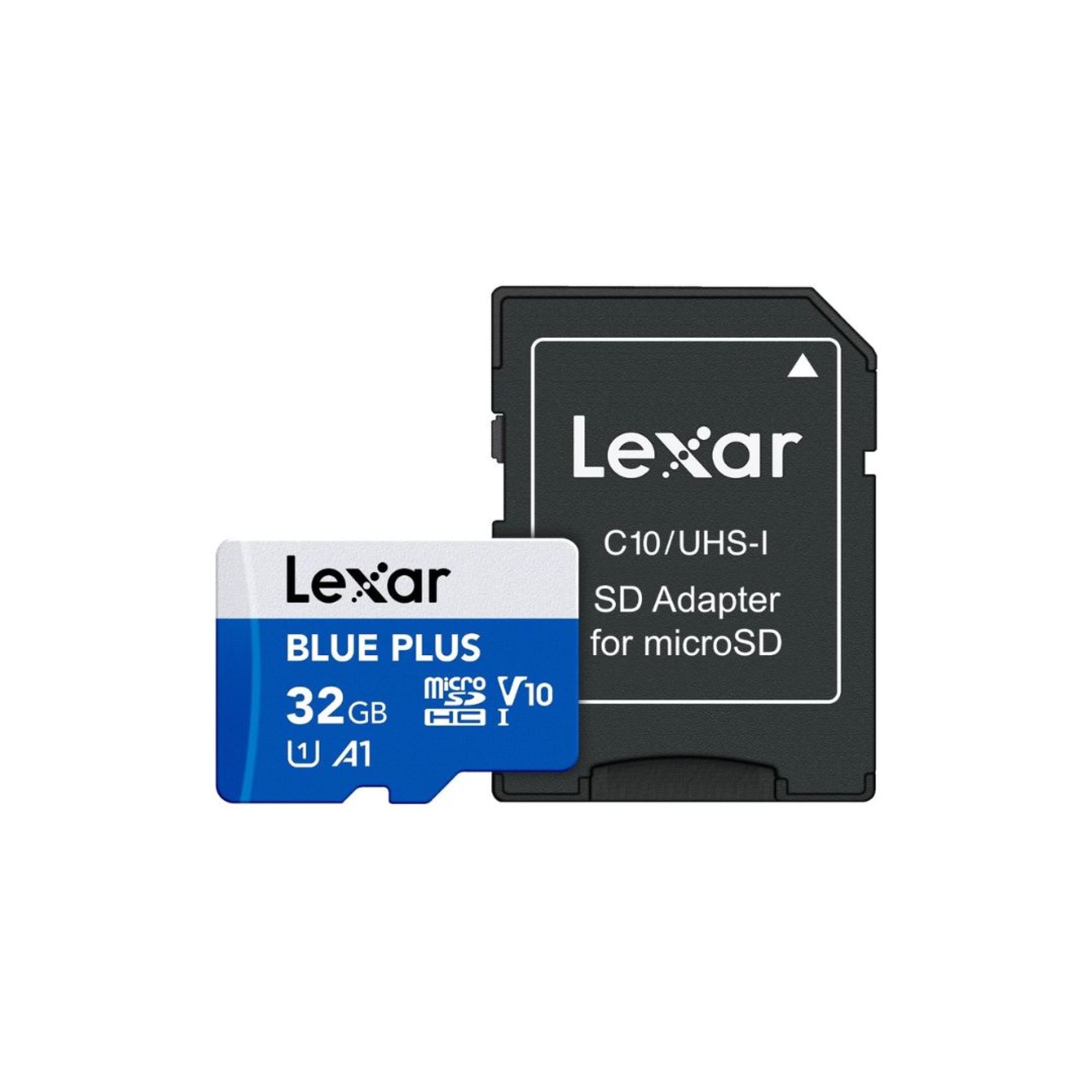 Lexar BLUE PLUS microSDHC 32GB+ Adapter
