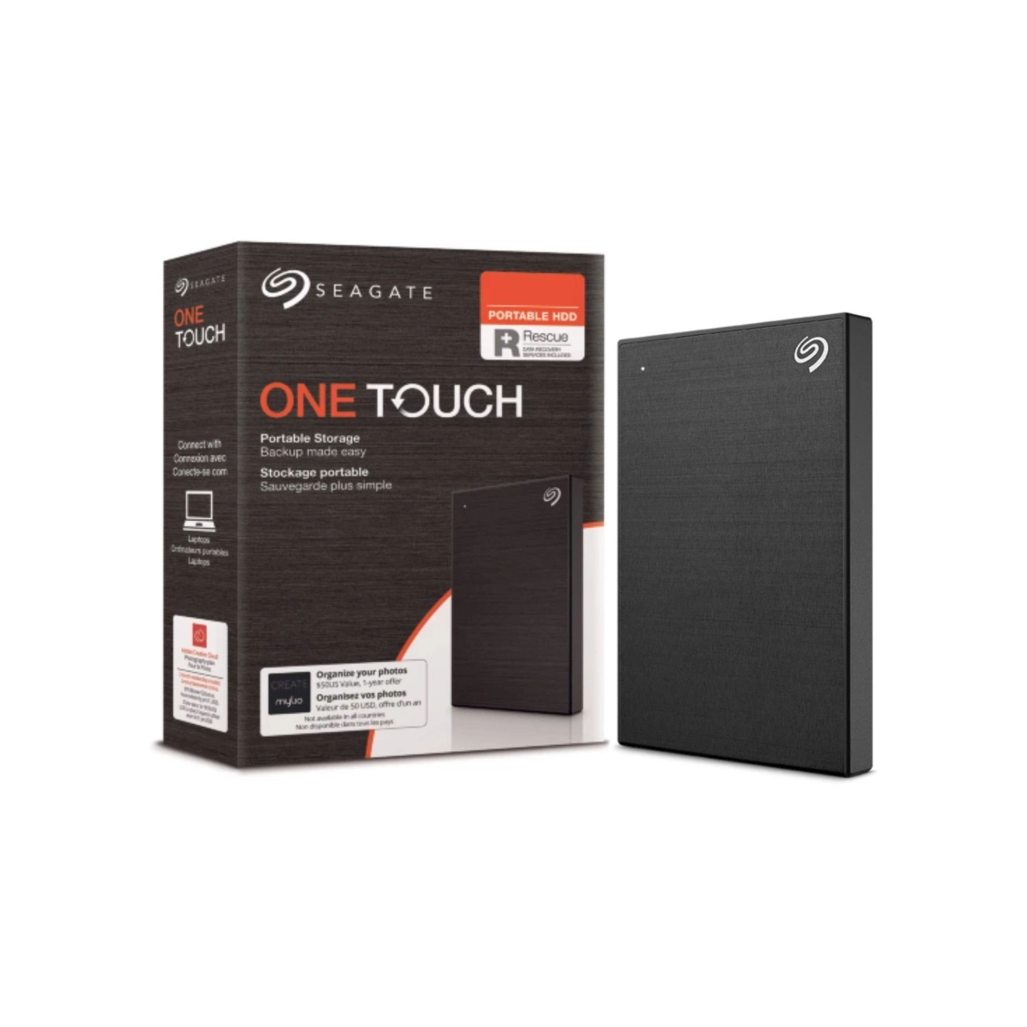 Seagate One Touch Hard Disk External 1TB Black