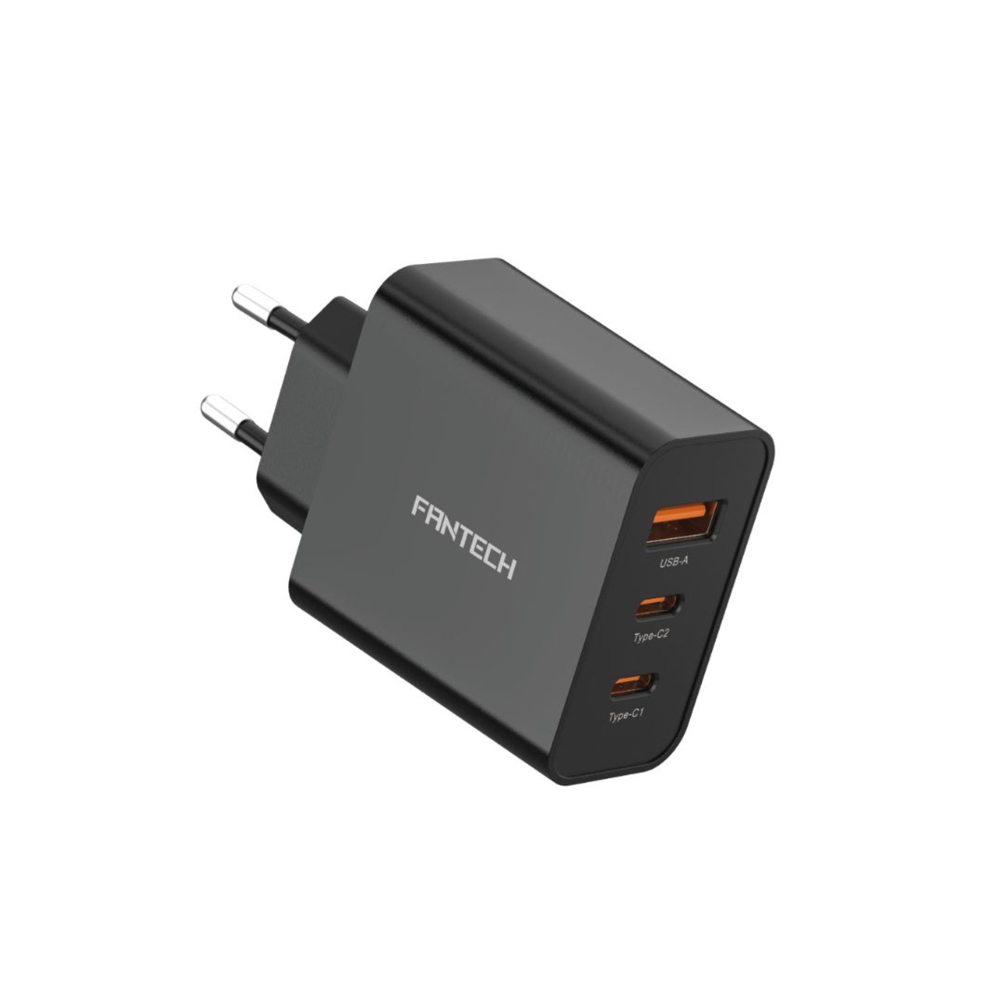 FANTECH POWER PLUS CWG65301 GAN 65W CHARGER BLACK 