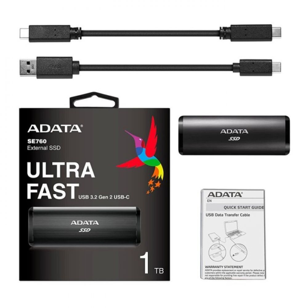 ADATA SSD External SE760 1TB 1050MB/s