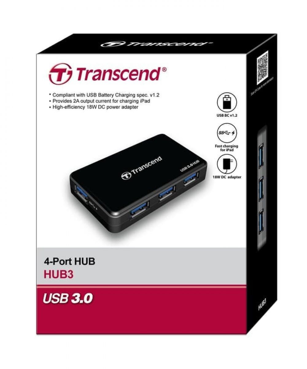 Transcend 4 port USB Hub 3