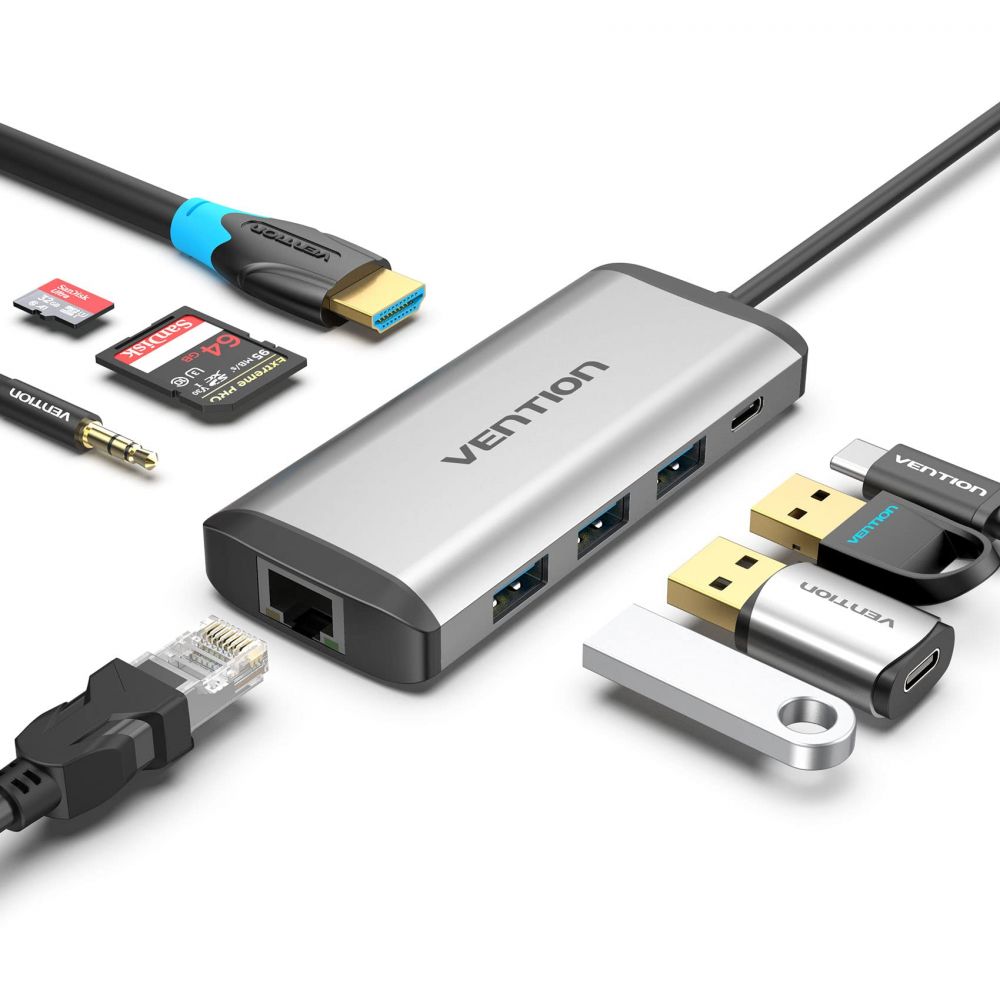 Vention Converter USB C to 9 in 1