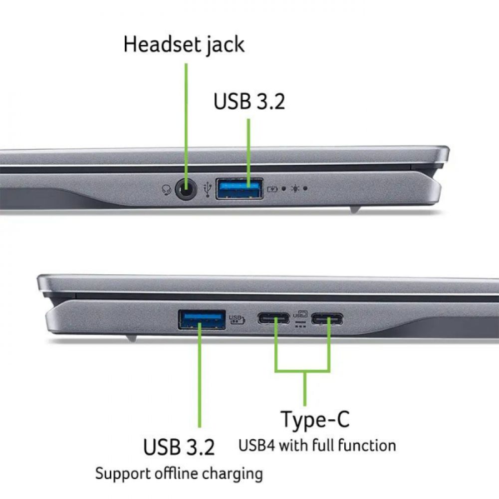 Acer Swift Go AI SFG14-01-X3BG Steel Grey